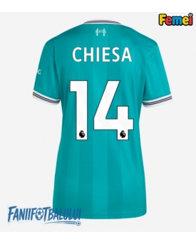 Liverpool Federico Chiesa #14 Tricou Fotbal Replică 2025-26 Femei Treilea